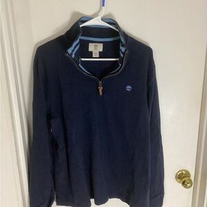 Timberland men’s 1/4 zip reg fit long sleeve sweater size large